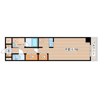 エルシード【4階】の間取り