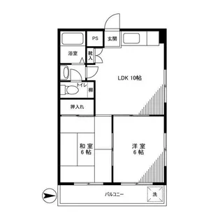 東京都足立区東綾瀬3【マンション】の間取り
