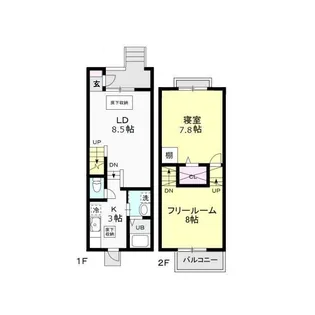 グラン・クール Iの間取り