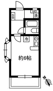 グリーンヒル表参道【1階】の間取り
