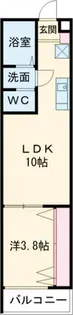 ディレットーレ堺東【3階】の間取り