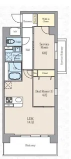 ArbanTresureKEYAKI【3階】の間取り