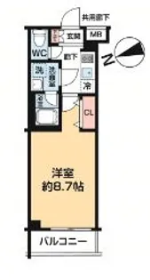 ARCOBALENO OHANAJAYA【4階】の間取り