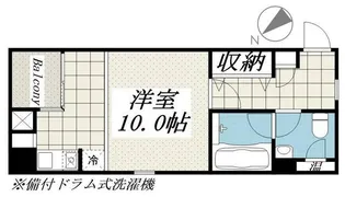 メゾン・ド・ヴィレ東神田【6階】の間取り