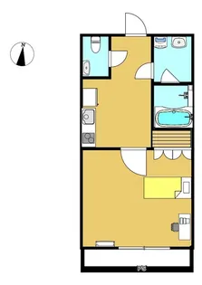マンションフィ-ルド【2階】の間取り