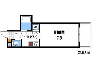 セントラルリバー東原【5階】の間取り