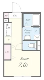 コルビジェIV【1階】の間取り