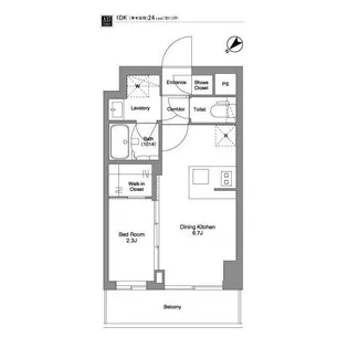 BPRレジデンスMotomachi Bay Side【3階】の間取り