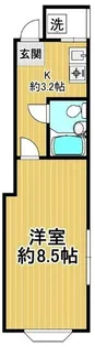 メルシービル【3階】の間取り