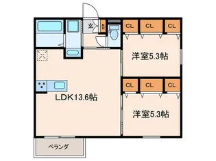 Vantage塚口I【1階】の間取り