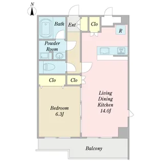 BLOOM MST【3階】の間取り