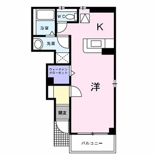 グレンツェントA【1階】の間取り