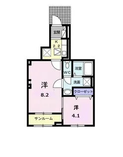 I・VILLAGE大手町 A【1階】の間取り