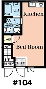 アンティークハウス#1【1階】の間取り