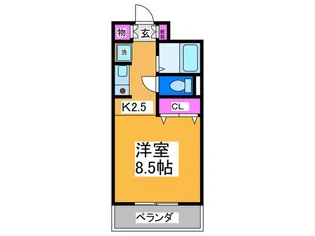 グランコ-トB棟【2階】の間取り
