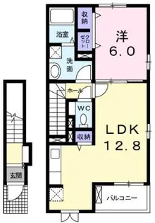 プロムナードS【2階】の間取り
