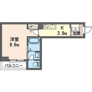 ベルタスI【3階】の間取り
