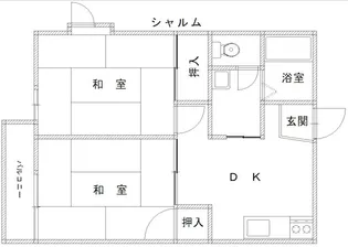 シャルム【1階】の間取り