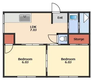 Latte【1階】の間取り
