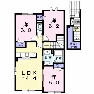 パークサイド21 II【2階】の間取り