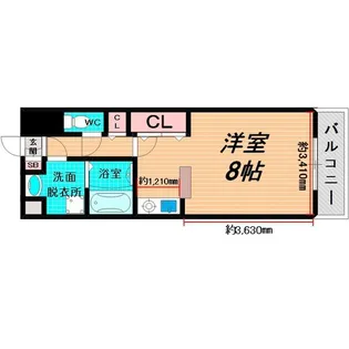 ラ・ペジブル【4階】の間取り