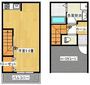 SHIMOSHIBA PITの間取り