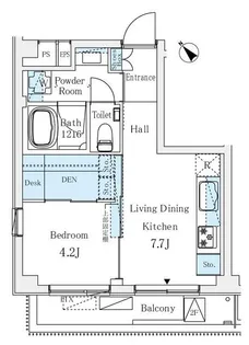 ソルテ千駄ヶ谷【2階】の間取り