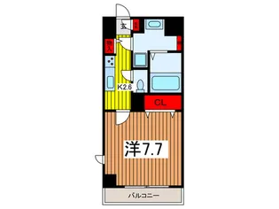 ルミエ-ル岸町【5階】の間取り