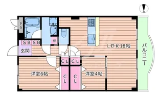 floral IZUMI【2階】の間取り