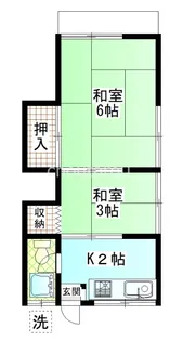 鈴蘭莊5号【1階】の間取り