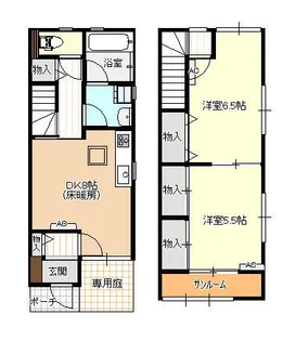 ファイン赤田の間取り