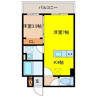 Life Line 38【4階】の間取り