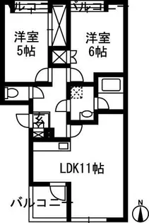 TsTOWN【3階】の間取り