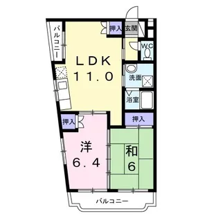 サンシャインK【1階】の間取り