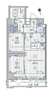 MAXIV CROS 高島平 MIRAIS【5階】の間取り