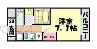 プレサンスosaka dome city クロスティ【12階】の間取り