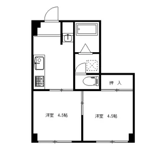 ダイアパレス千歳【1階】の間取り