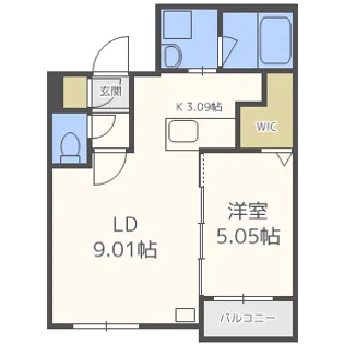 ガイアールS8【4階】の間取り