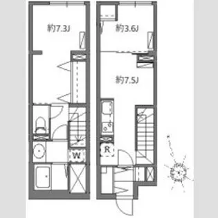 ソラシアレジデンス学芸大学IIの間取り