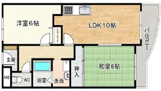 新栄プロパティー林【3階】の間取り