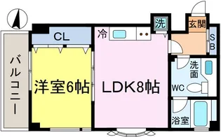 アル・ファーロ・ミヤギ【2階】の間取り