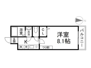 K’sメゾン御池西【3階】の間取り