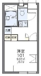 レオパレスBLITZ【2階】の間取り