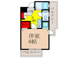 Lits箕面【3階】の間取り