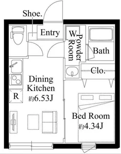 ファーヴァルハネダ ウエスト【1階】の間取り