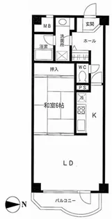 ルシーヌ南熱海【5階】の間取り