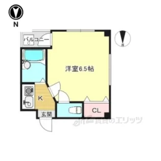 平行マンション【1階】の間取り
