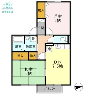 インター池田 B棟【2階】の間取り