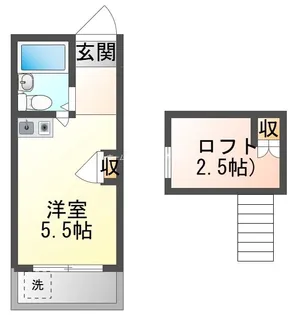 パンドラ【2階】の間取り