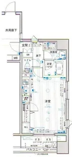 パークウェル秋葉原【6階】の間取り